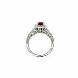 Diamonds 14 Karat White Fashion Ring
