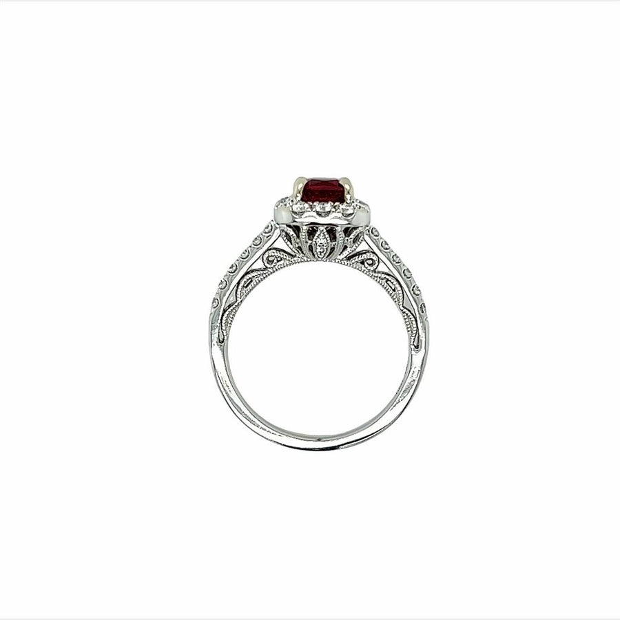 Diamonds 14 Karat White Fashion Ring