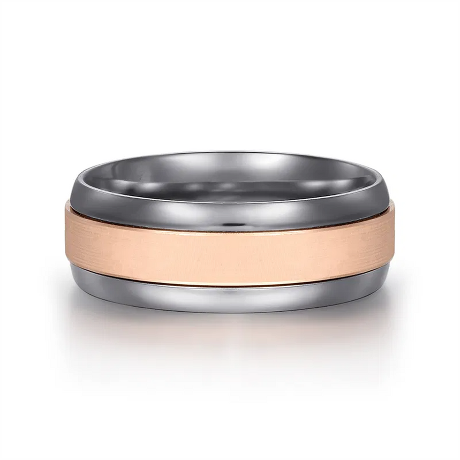 Gold Wedding Bands  -  Men'