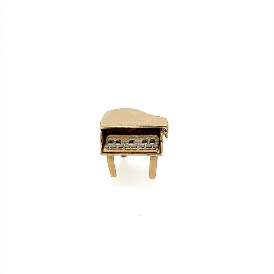 Yellow 14 Karat Piano Charm