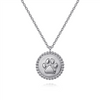 Gabriel & Co. Fashion 925 Sterling Silver Bujukan Paw Print Pendant Necklace