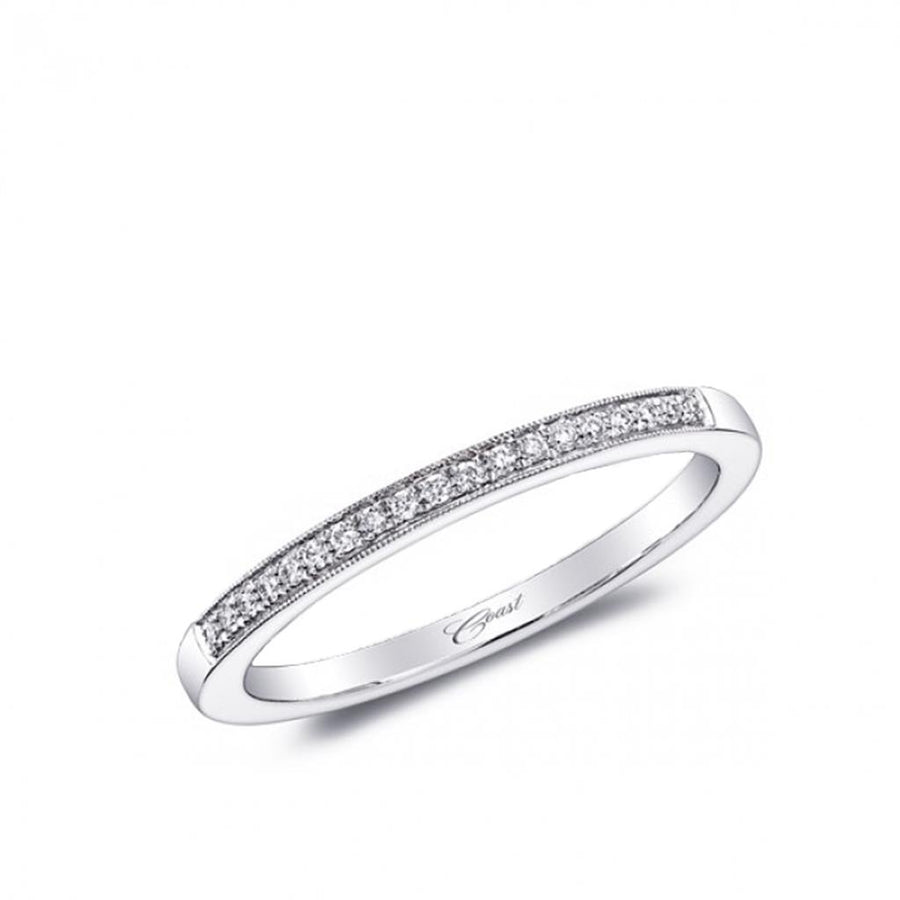 Coast Diamond Milgrain Diamond Wedding Band