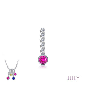 Lafonn July Birthstone Love Pendant