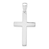 14 Karat White Gold Cross Charm/Pendant