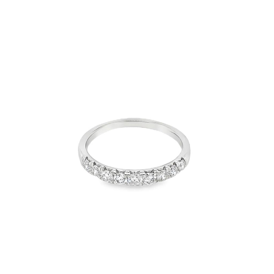 Estate Straight Diamond Prong Set Wedding Band