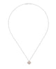 Lady's Rosé 14 Karat Classic Necklace Length 18 With 29 = 0.28TW Round