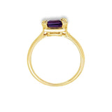 Amethyst 14 Karat Yellow Fashion Ring