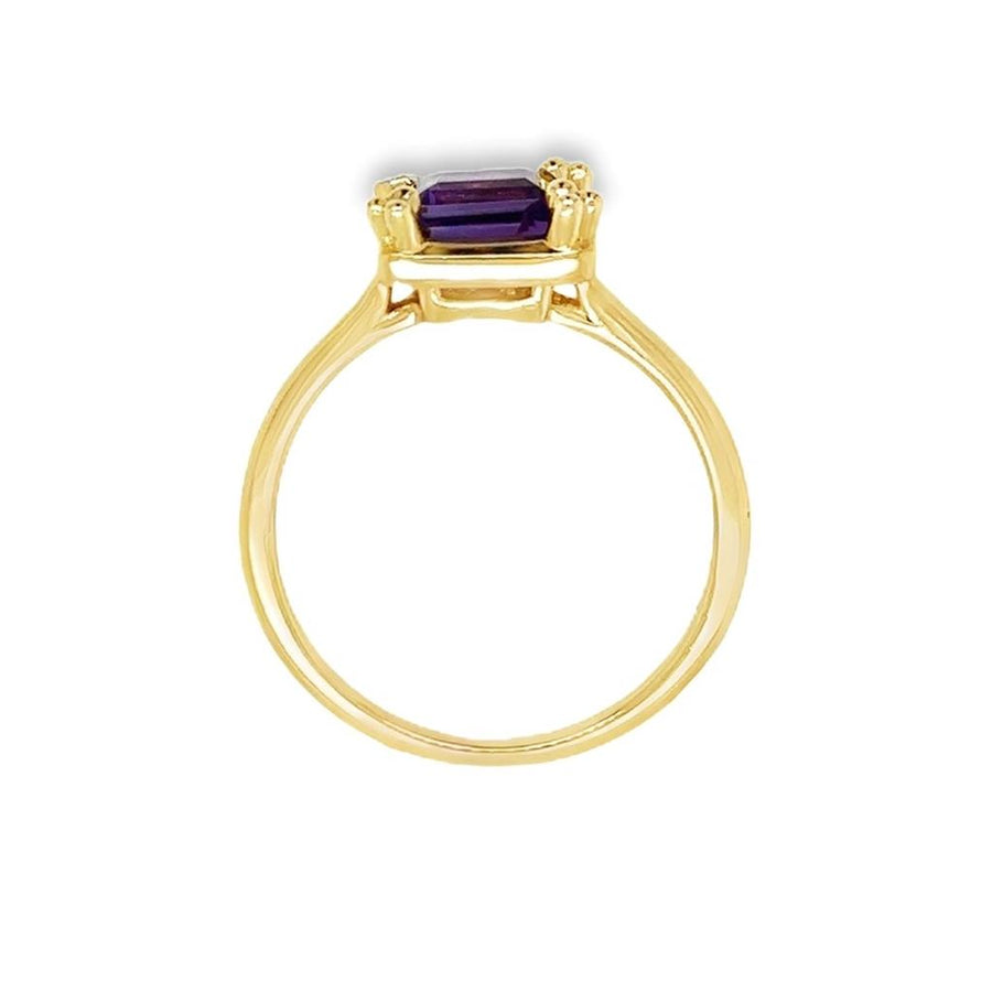 Amethyst 14 Karat Yellow Fashion Ring