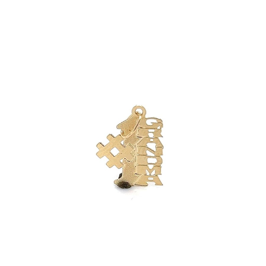 Yellow 14 Karat #1 Grandma Charm
