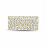Lady's 5 Row Diamond Wedding Band