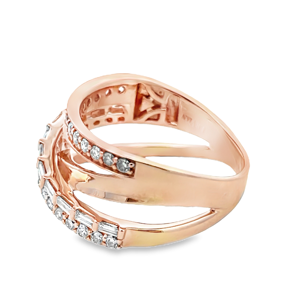 LeVian Diamond Crossover Ring