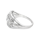 Estate Diamond Baguette & Round Fashion Ring