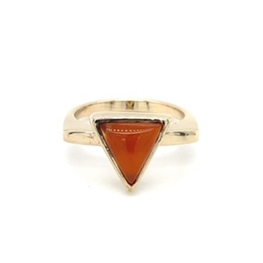 Estate Cabochon Carnelian Gemstone Ring