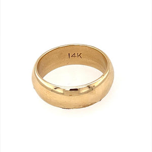 14K Yellow Gold 6.88mm Wedding