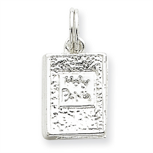 Quality Gold Sterling Silver Holy Bible Charm