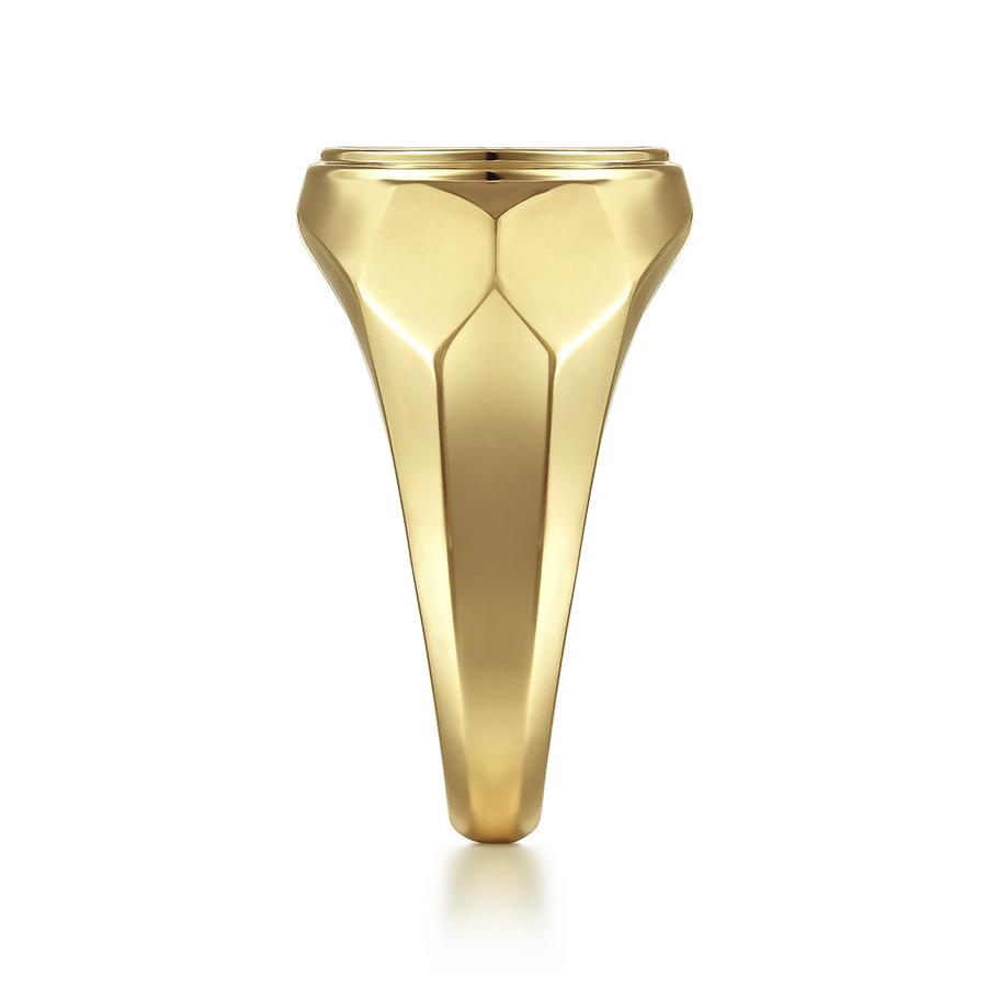 Gold Fashion Ring  -  Men'