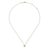 Gabriel & Co. Fashion 14K Yellow Gold Puff Heart Pendant Necklace