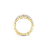 Nelson Straight Diamond Double Row Ring Guard