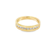 Estate Channel Set Diamond Wedding Band