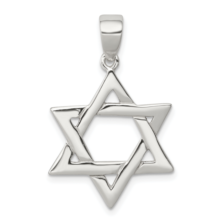 Sterling Silver Star Of David Pendant