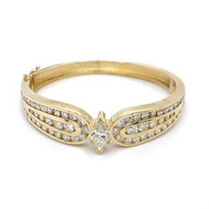 Estate Diamond Bangle Bracelet