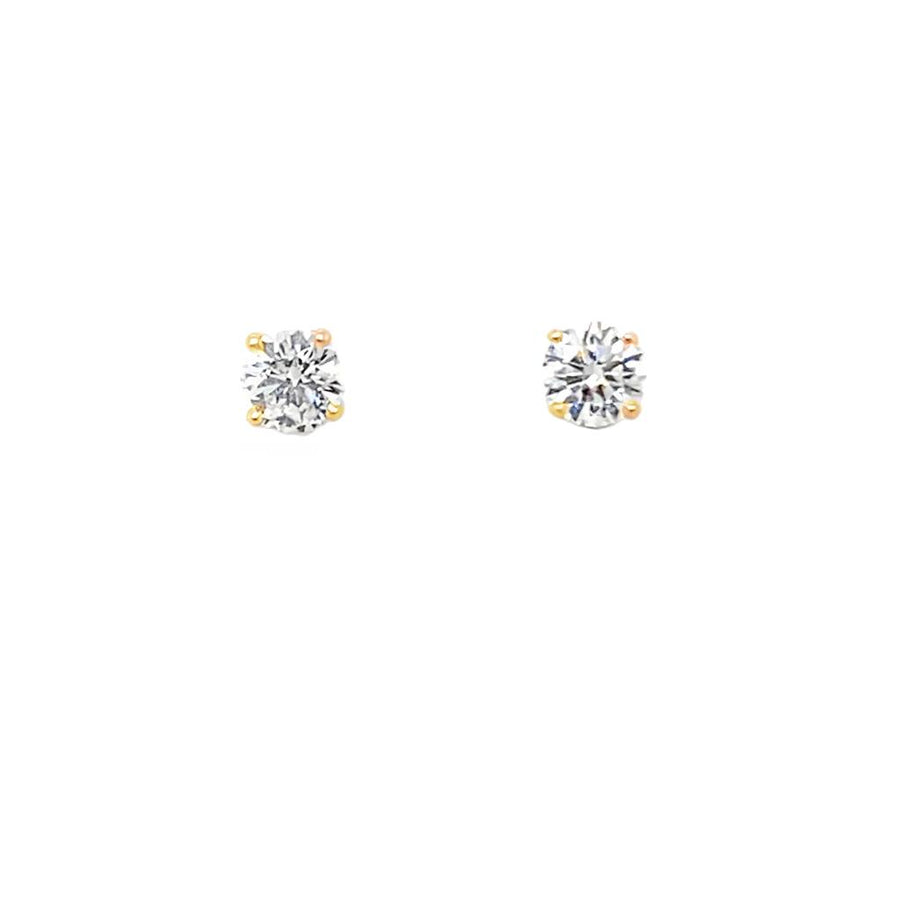 Round Diamond Studs