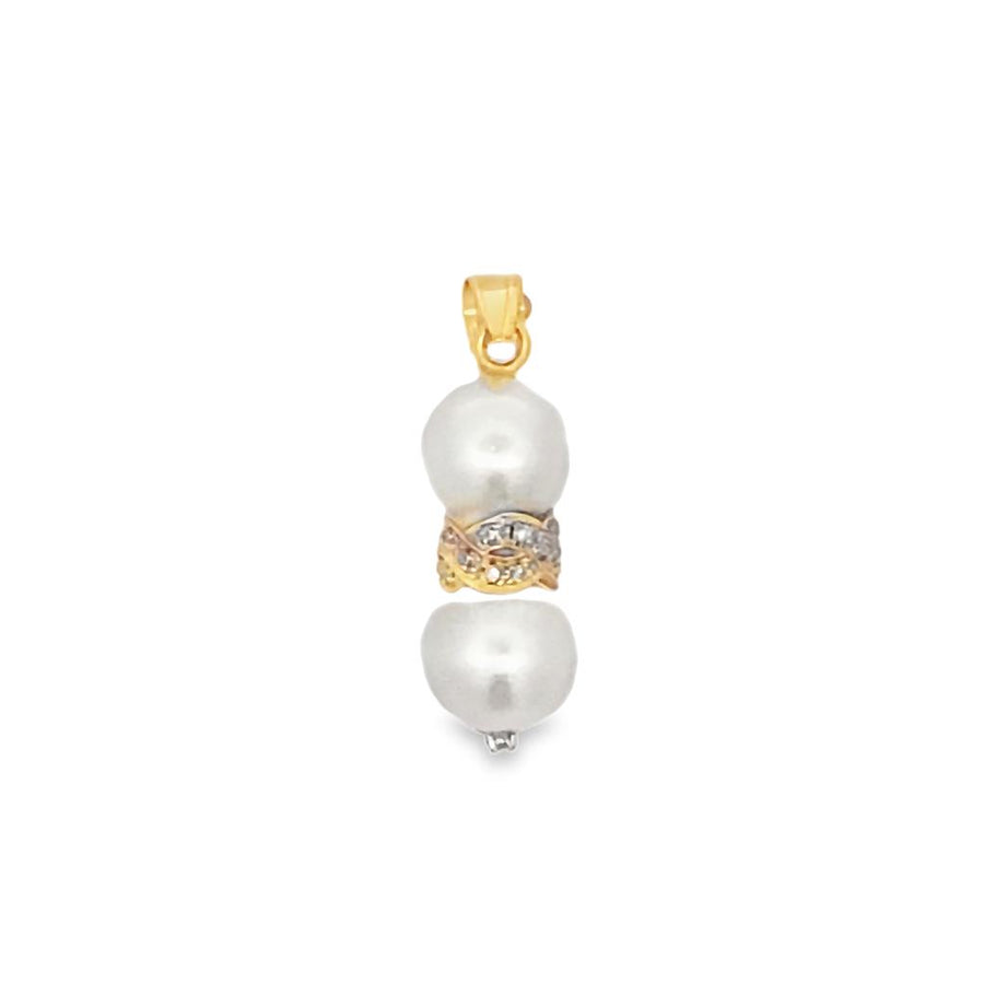 Pearl and Diamond Pendant