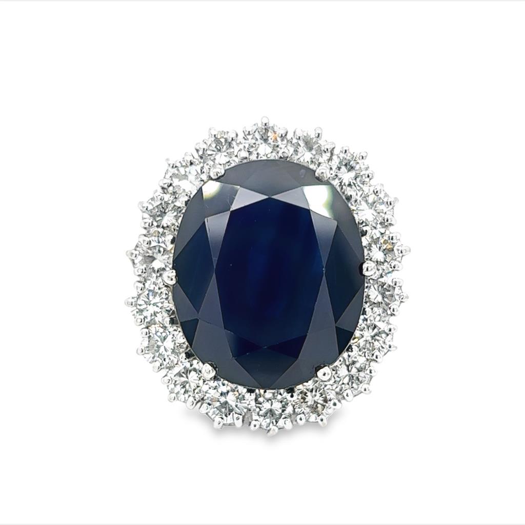 Estate Oval Sapphire Ring