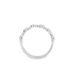 Estate Bezel Set Diamond Wedding Band