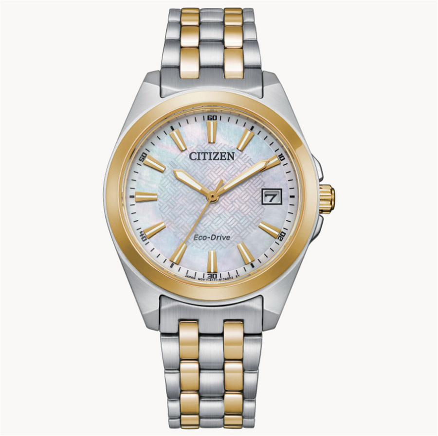 Citizen Two Tone Corso Ladies Watch Stainless Steel