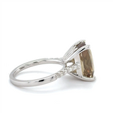 Estate Color Changing Diaspore and Diamond Ring