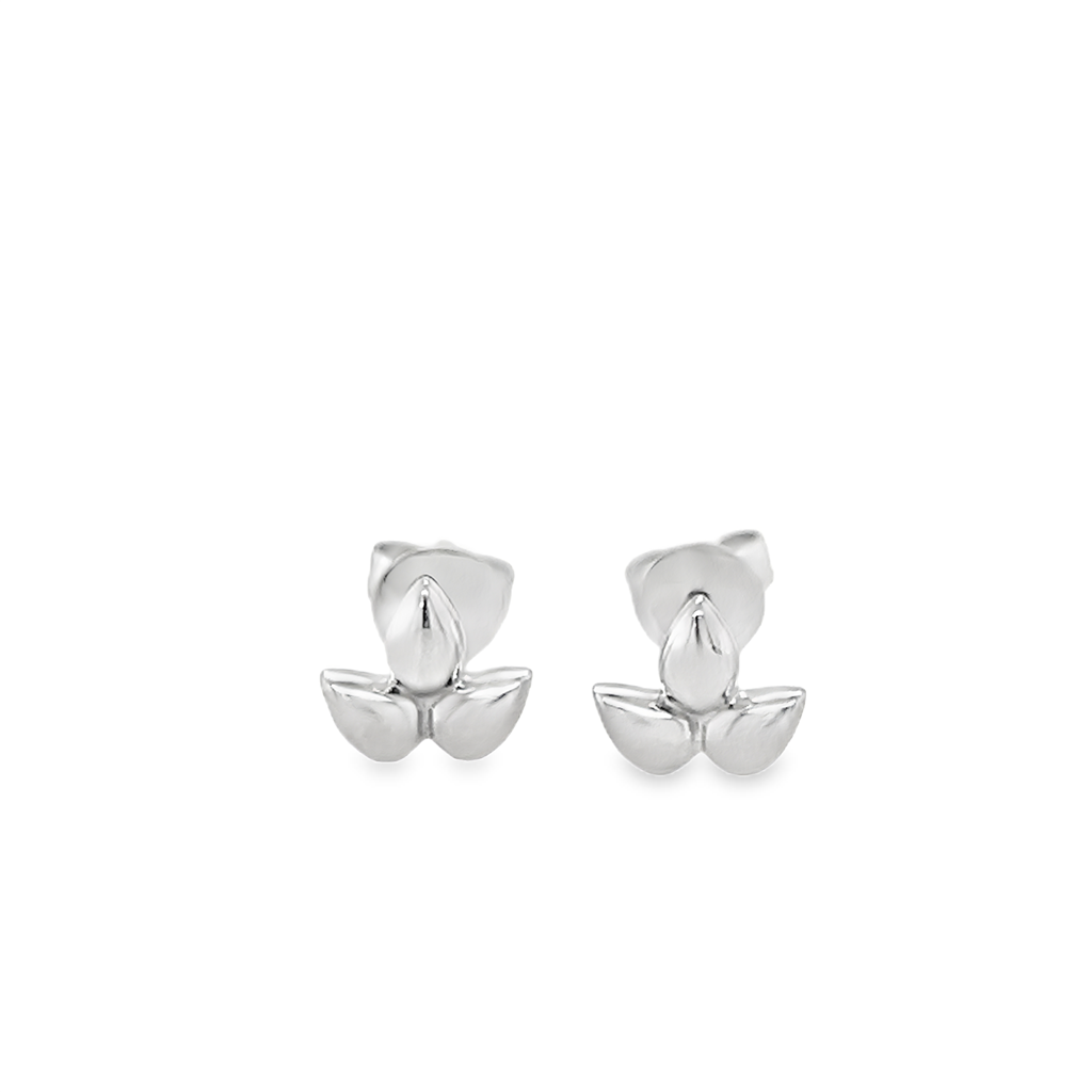 Estate Gabriel & Company Triple Pear Shape Stud Earrings