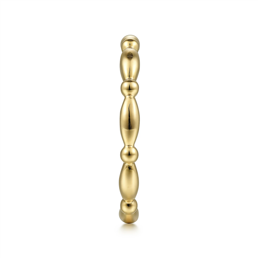 Gabriel & Co. Fashion 14K Yellow Gold Elongated Station Ring