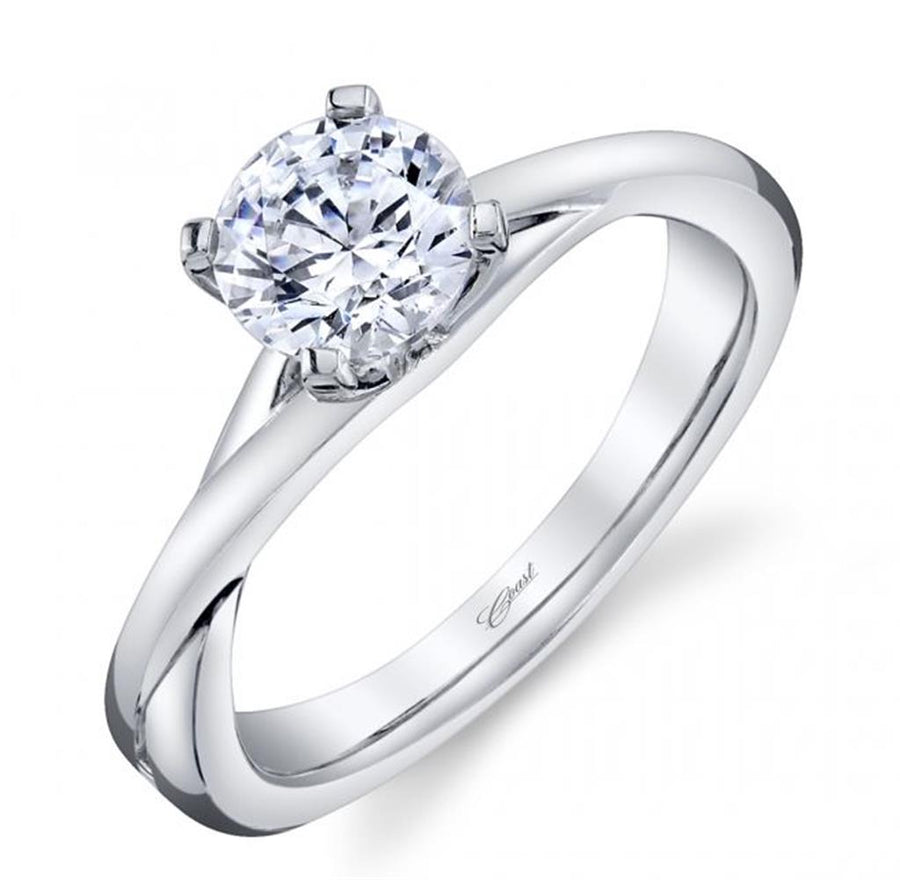 Coast Diamond Twisted Ring Mounting