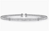 Gabriel & Co Bujukan Diamond Bar Open Bangle Bracelet
