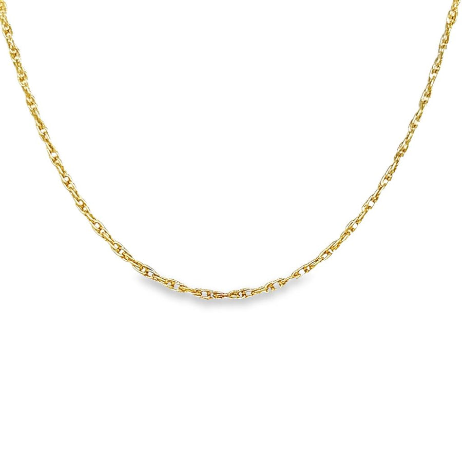 Yellow 14 Karat Twist Chain