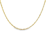 Yellow 14 Karat Twist Chain