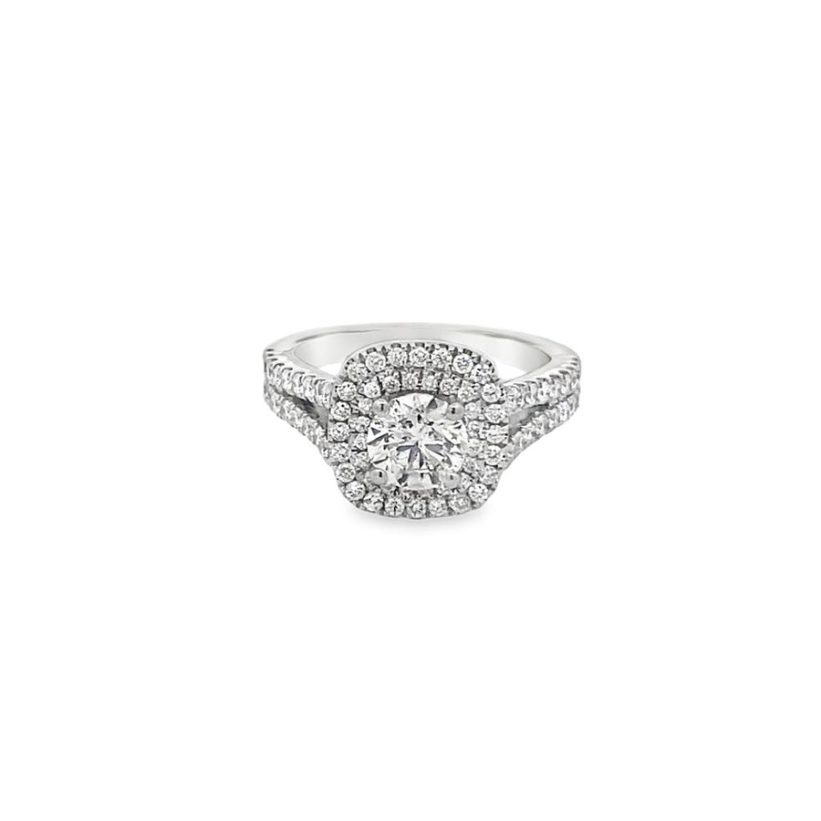 Vera Wang Love Round Diamond Engagement Ring