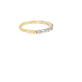 Lady's Yellow 18 Karat Prong Set Wedding/Anniversary Ring Size 6.5 Wit