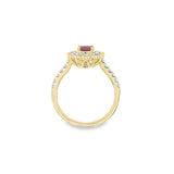 Ruby 14 Karat Yellow Fashion Ring