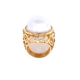 Estate White Quartz Ring