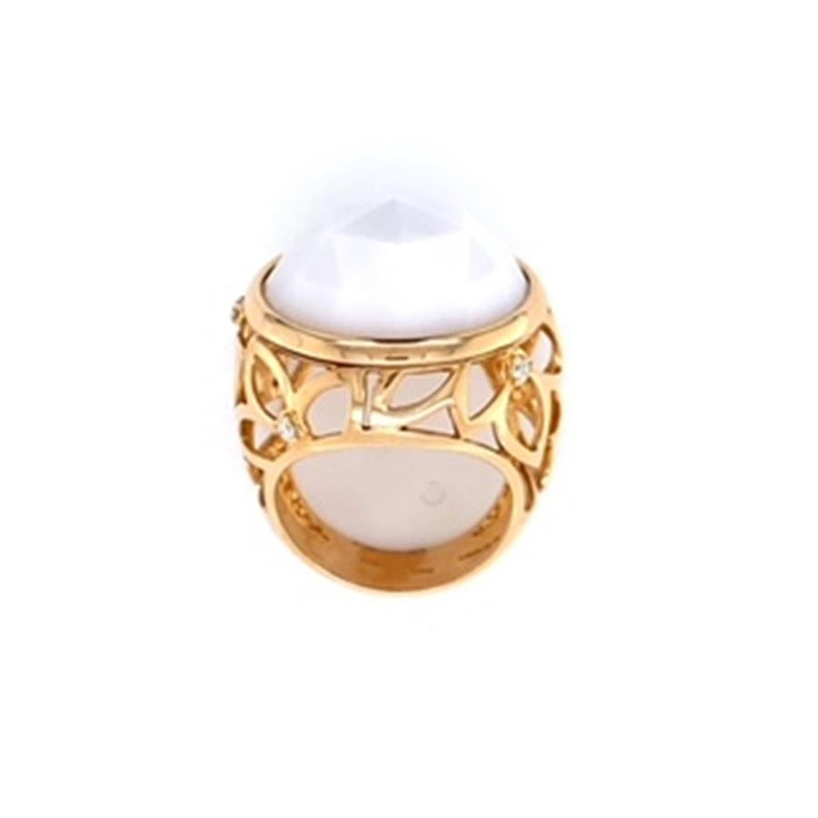 Estate White Quartz Ring