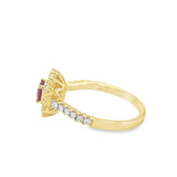 Ruby 14 Karat Yellow Fashion Ring