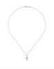 Lady's Rosé 14 Karat Faith Collection Necklace Length 16 With 16 = 0.0