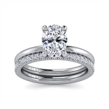 Gabriel & Co. Cari - Hidden Halo Oval Diamond Engagement Ring Mounting