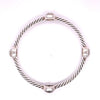 Estate David Yurman Silver Station Bangle