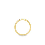 Lady's Yellow 18 Karat Fishtail Half Anniversary Wedding/Anniversary R