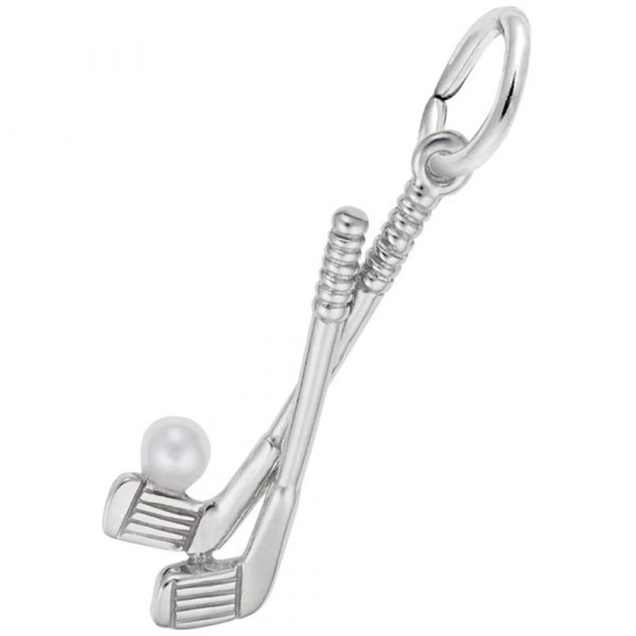 Rembrandt Charms Golf Clubs with Ball Charm Sterling Silver