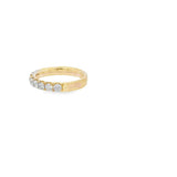 Lady's Yellow 14 Karat Half Anniversary Wedding/Anniversary Ring Size