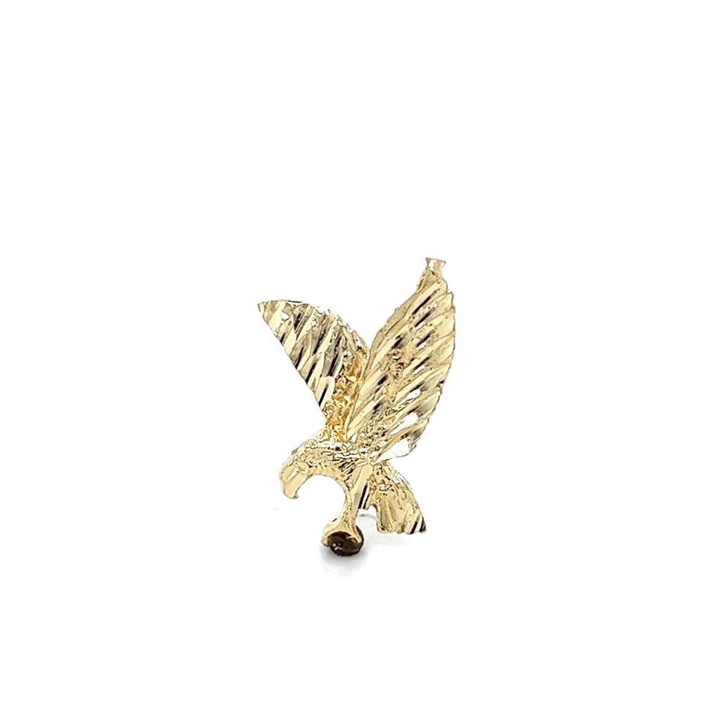 Yellow 14 Karat Eagle Gold Charm Estate Jewelry Gram Weight: 1